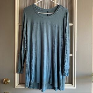 Soma Green Long Sleeve Tunic Tee